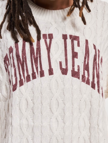 Tommy Jeans Sweater 'Collegiate' in Beige