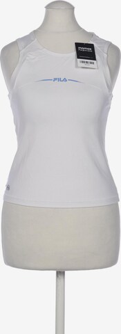 FILA Top & Shirt in XS in White: front