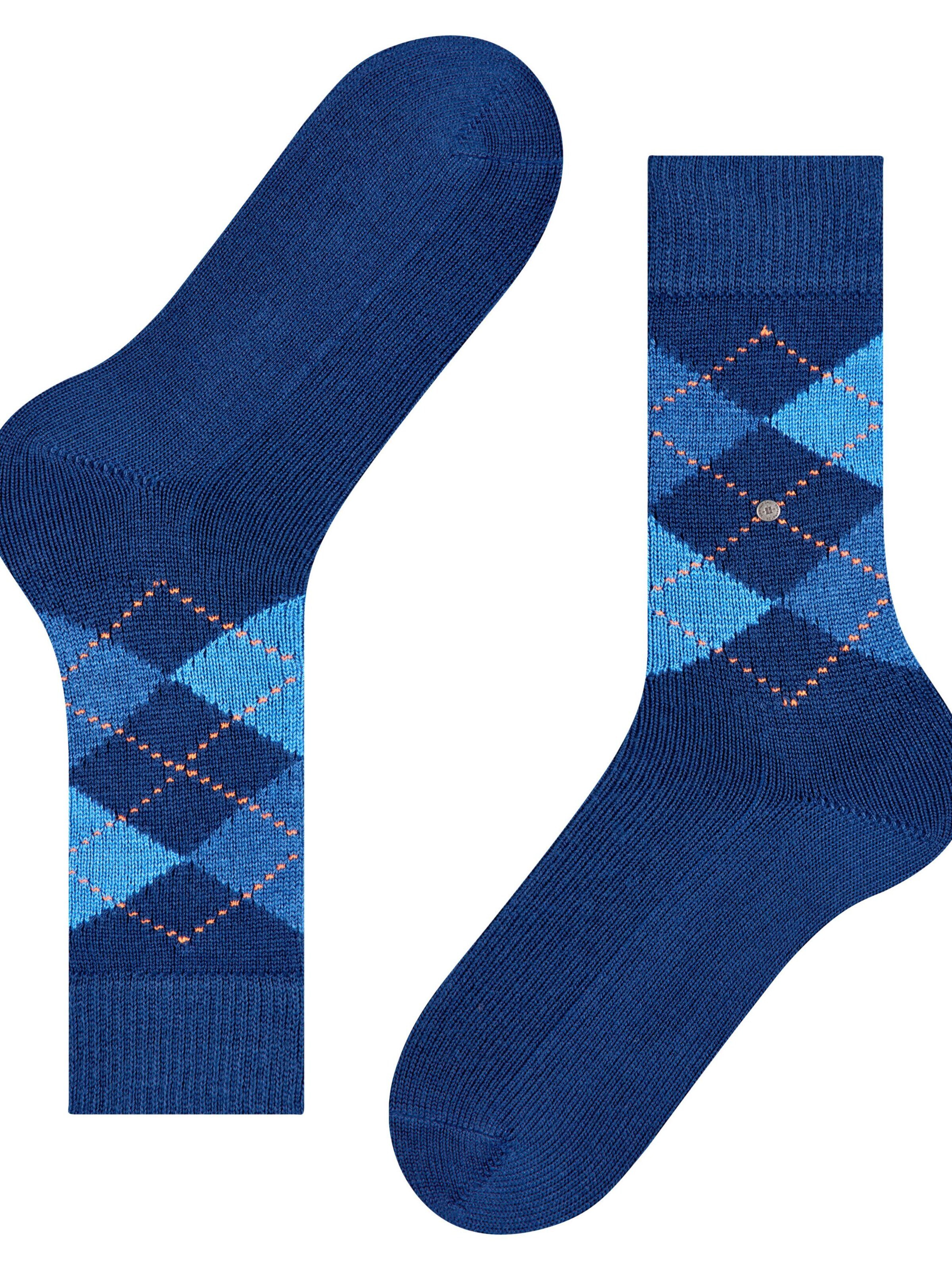 BURLINGTON Socken 'Preston'‌‌‌‌‌‌‌ in Blau: Vorderseite