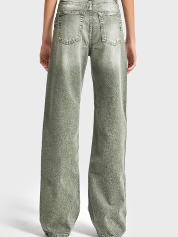 IT'S BASIC Regular Jeans 'Straight High Rise Jeans' in Green