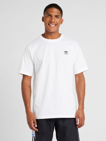 ADIDAS ORIGINALS Μπλουζάκι 'Trefoil Essentials' σε λευκό: μπροστά