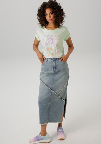Aniston CASUAL T-Shirt in Grün