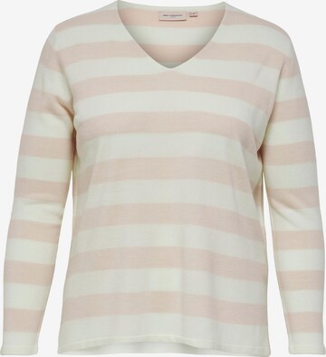 ONLY Carmakoma Pullover 'Melinna' in Beige: predná strana