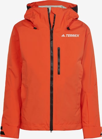 ADIDAS TERREX Athletic Jacket 'Resort' in Orange: front