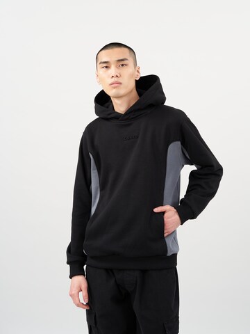 Cørbo Hiro - Sweatshirt 'Kurosawa' em preto: frente