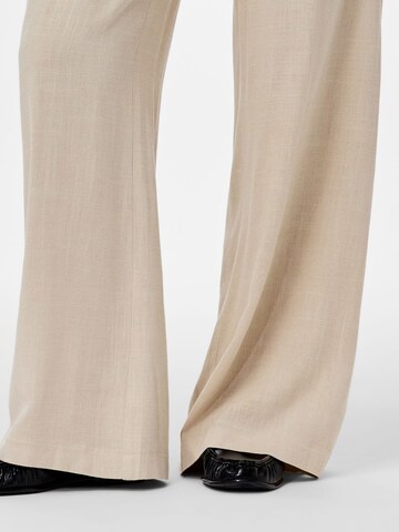 PIECES Wide Leg Bukser 'PCVinsty' i beige