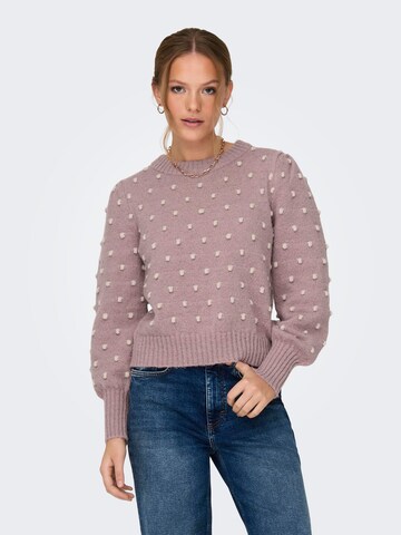 JDY Sweater 'JDYSIGRID' in Pink: front