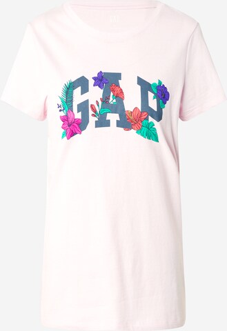 T-shirt GAP en rose : devant