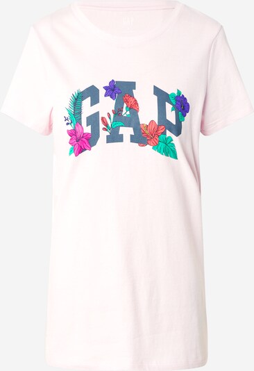 GAP T-Shirt in marine / jade / dunkellila / rosa, Produktansicht