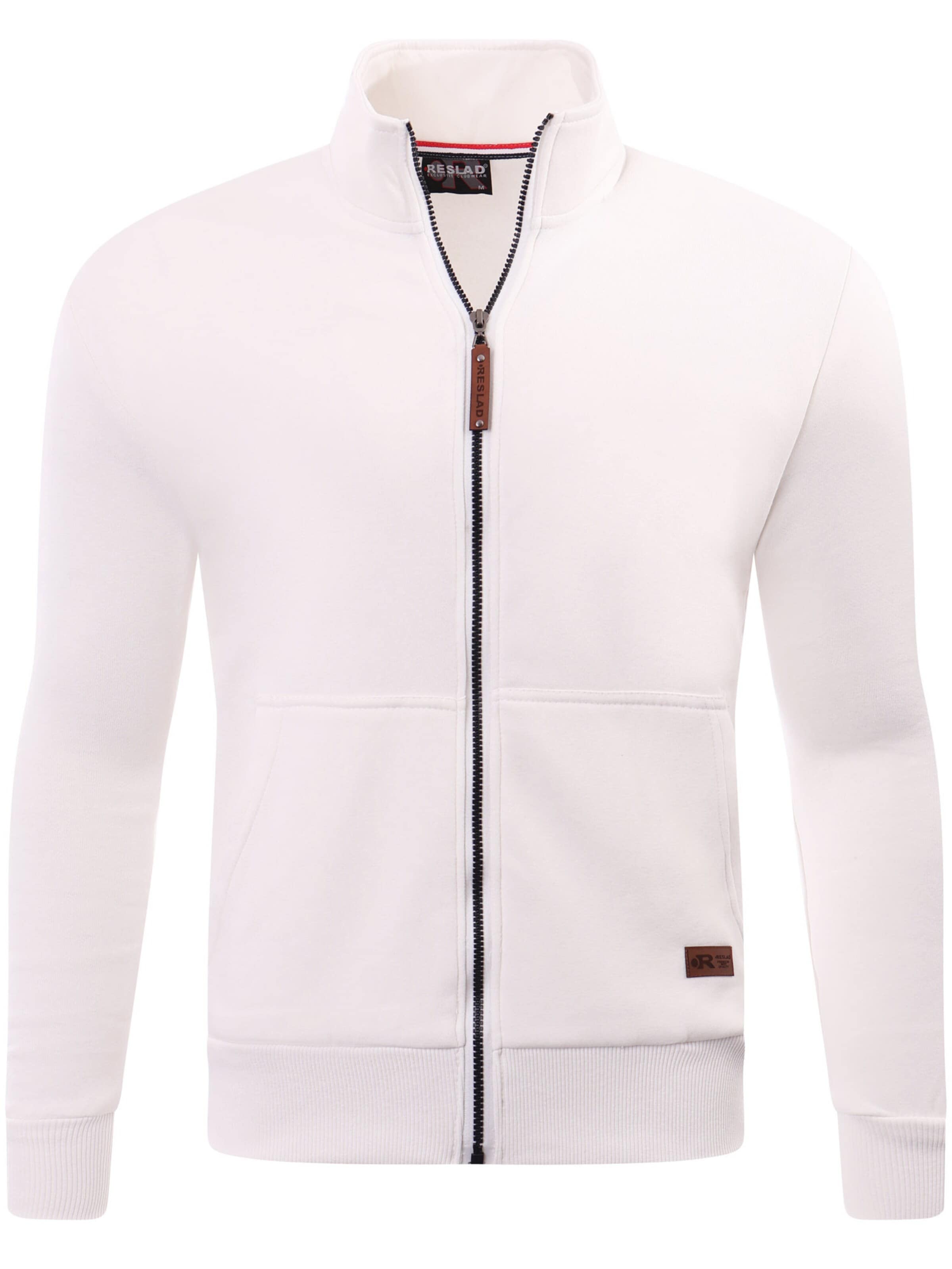 Reslad Zip-Up Hoodie 'RS1015' in S in White, Item view