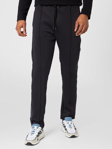 Pegador Regular Pants in Black: front