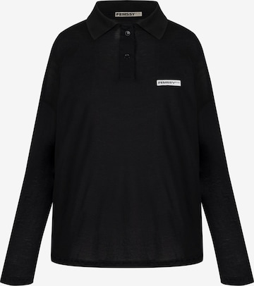 T-shirt 'CORTA' FEMSSY en noir : devant