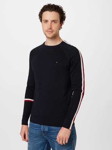 TOMMY HILFIGER Πουλόβερ σε μπλε: μπροστά