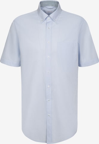 Coupe regular Chemise business SEIDENSTICKER en bleu : devant