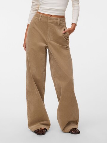 VERO MODA - Loosefit Pantalón 'VMCora' en plata: frente