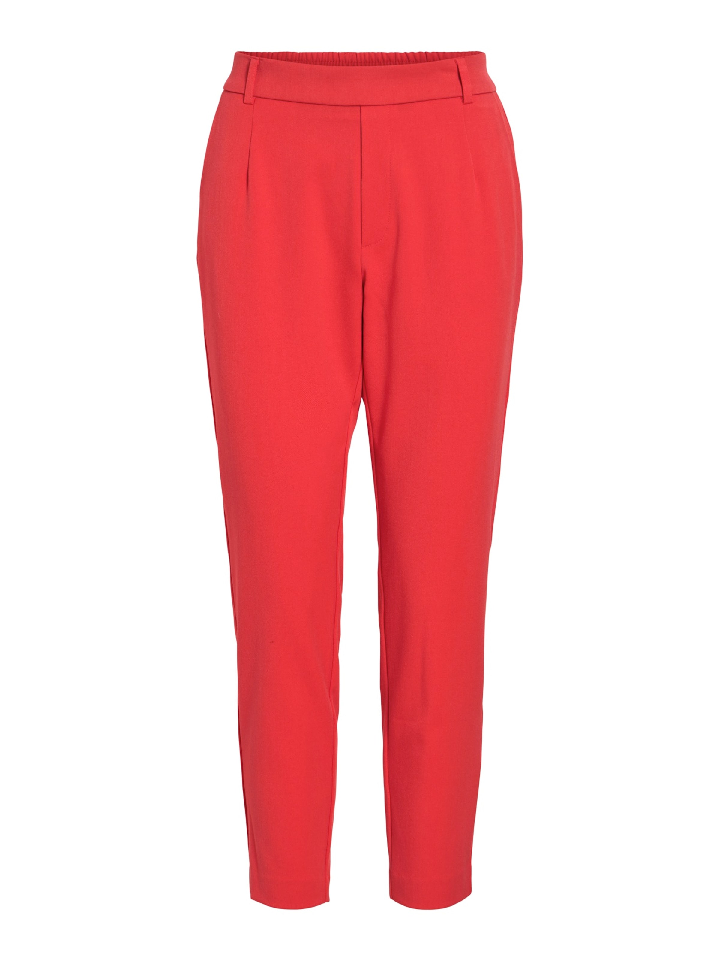 Slimfit Pantaloni con pieghe 'VIVarone' di VILA in rosso: frontale