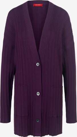 Laura Biagiotti Roma Knit Cardigan 'New Wool' in Purple: front