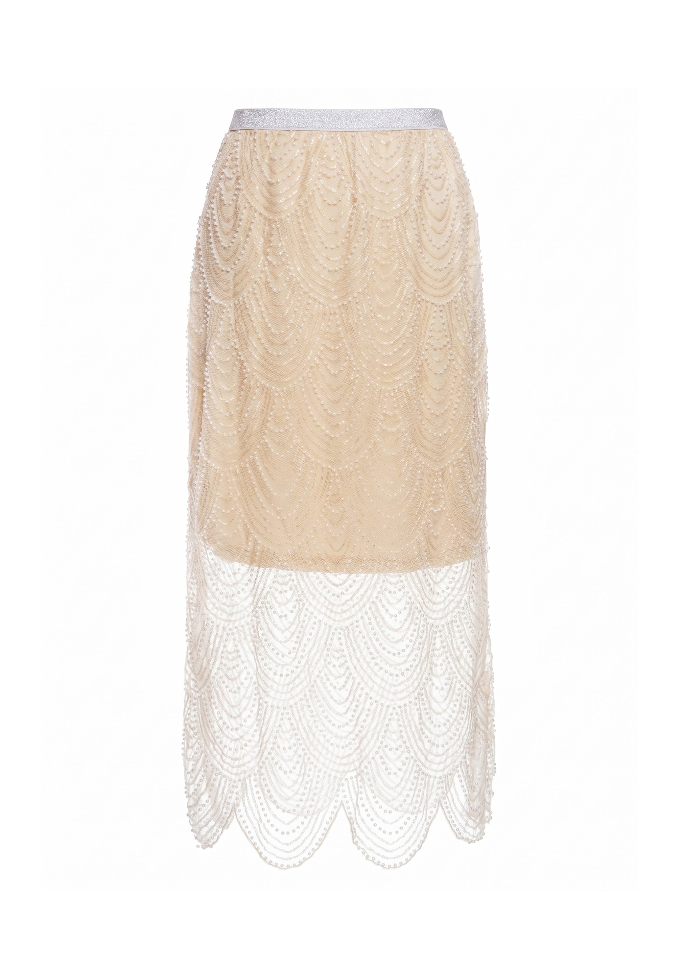 faina Skirt in Beige: front