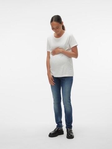 MAMALICIOUS Slimfit Jeans 'Akosta' in Blauw