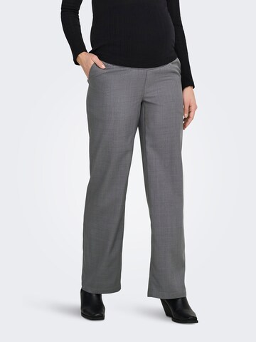 Only Maternity Regular Hose 'OLMHATTIE-LANA' in Grau: Vorderseite