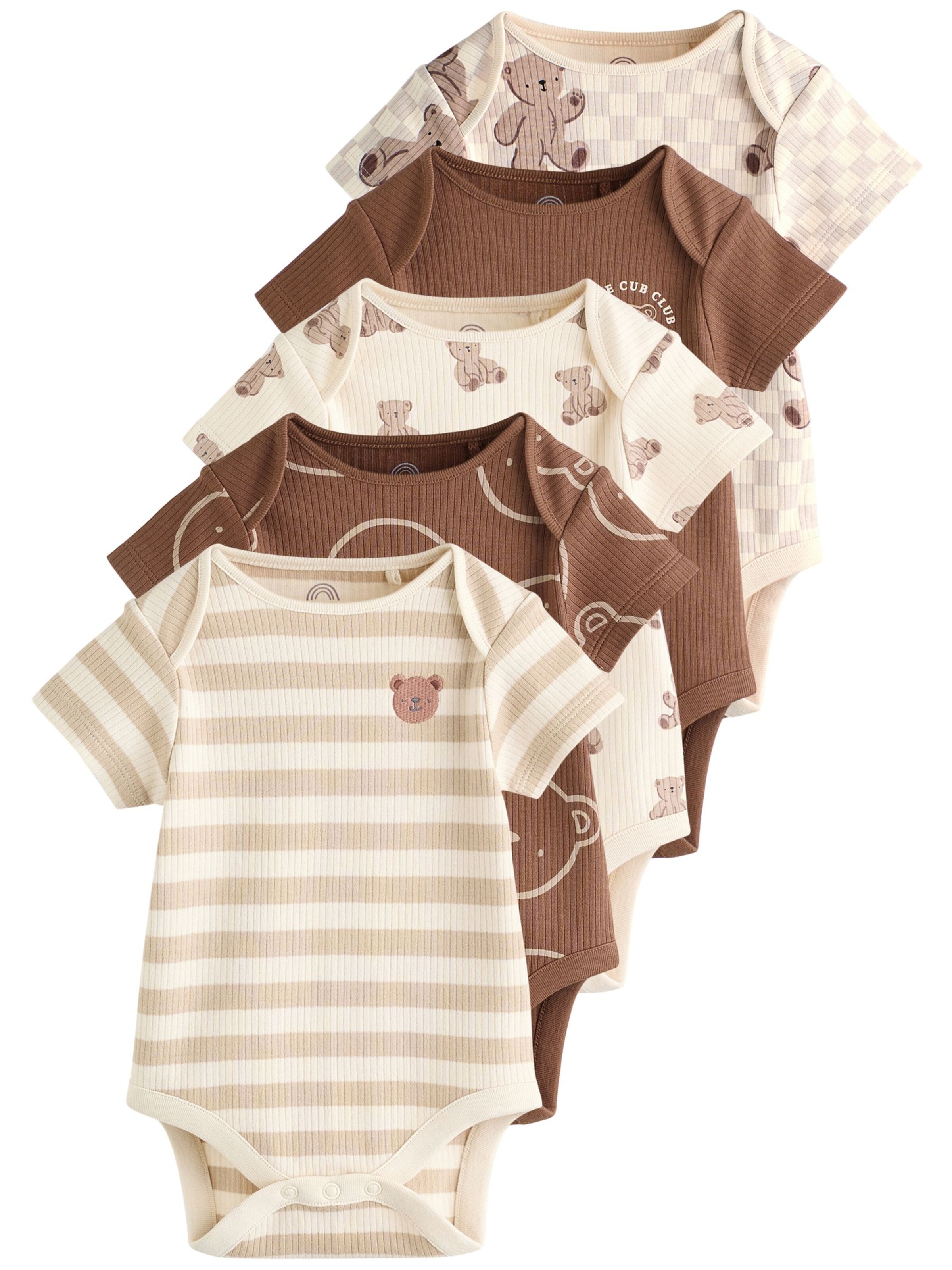 Next Kezeslábas - barna: elől