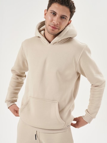 LOUIS LECLER Sweatshirt 'Hiro' in Beige