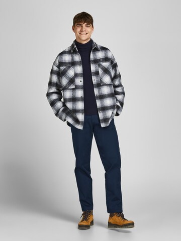 JACK & JONES Loose fit Chino Pants 'Kane Pablo' in Blue