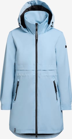 khujo Between-Seasons Coat 'Ariana3' in Blue: front