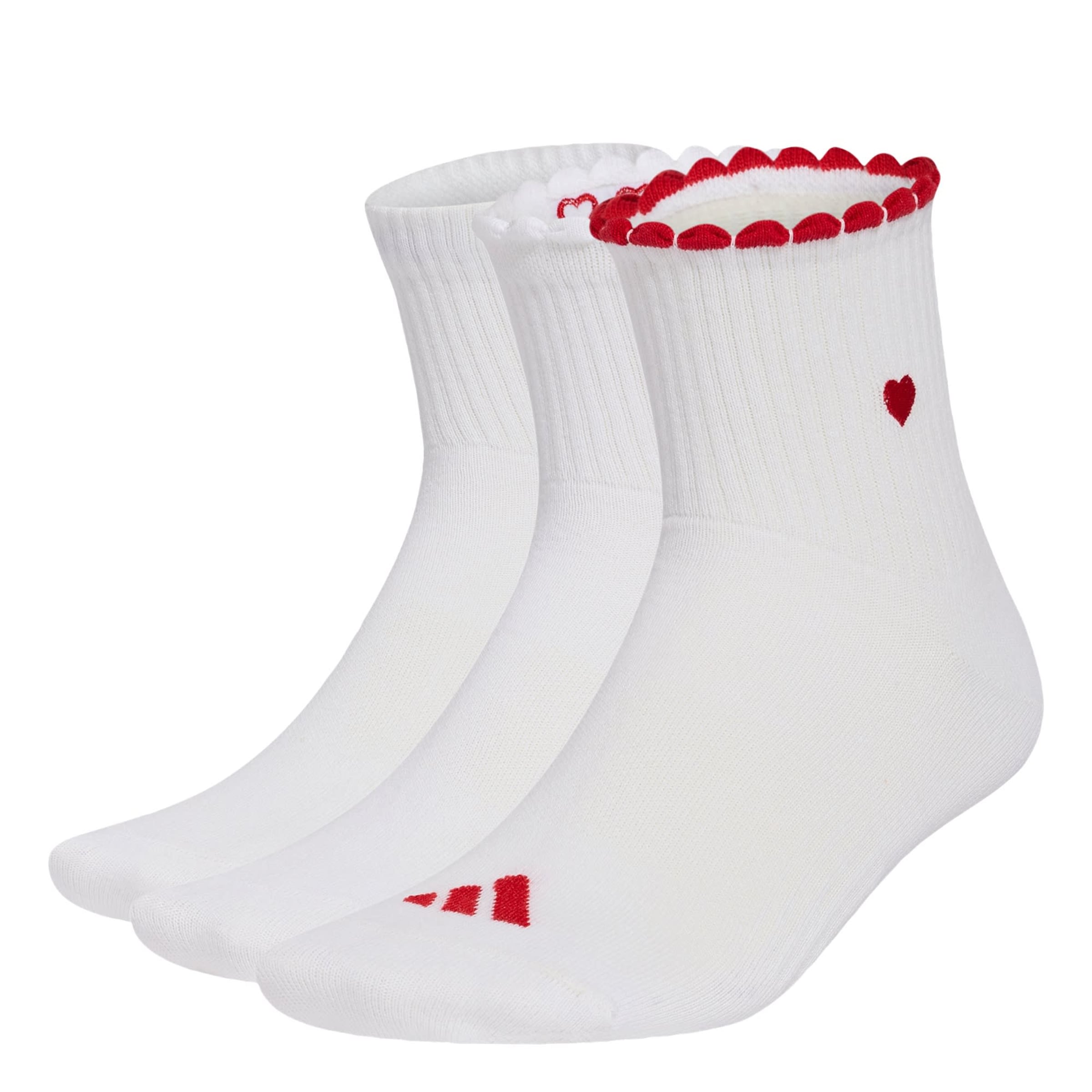 Chaussettes de sport ADIDAS PERFORMANCE en blanc : devant