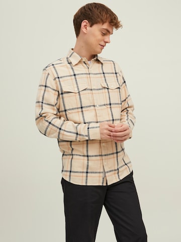 JACK & JONES Between-Season Jacket in Beige: front