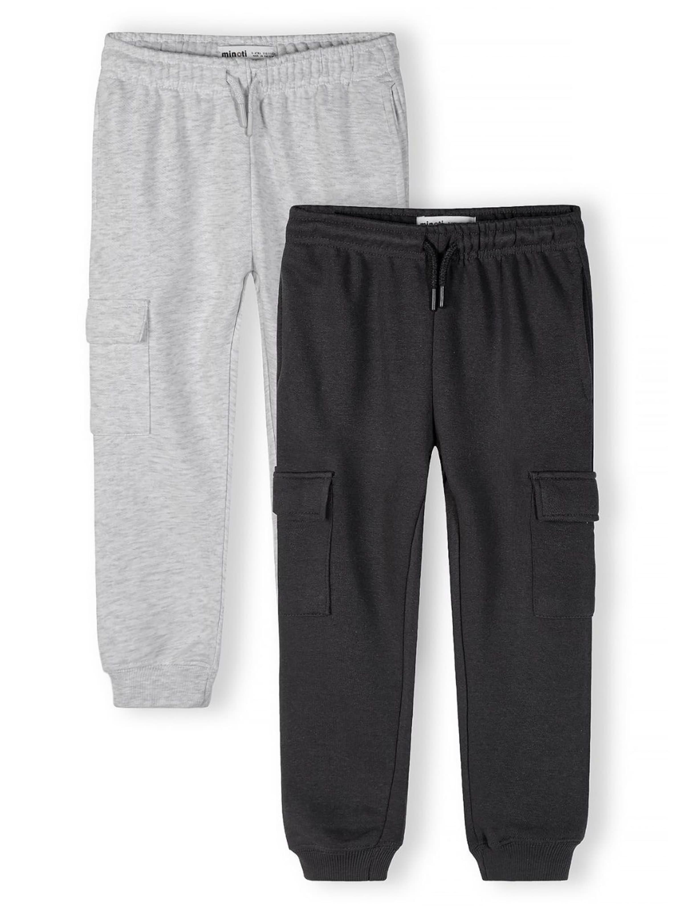 MINOTI Дънки Tapered Leg Панталон в сиво: отпред