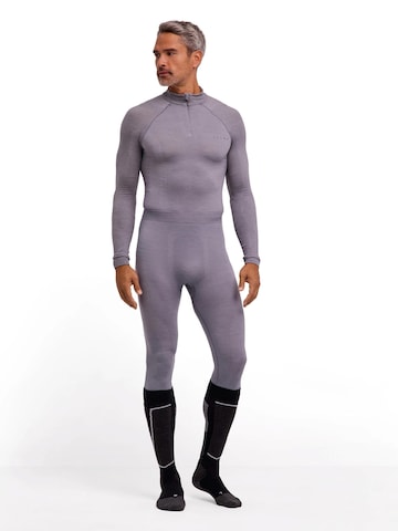 FALKE Regular Workout Pants '3/4' in Grey