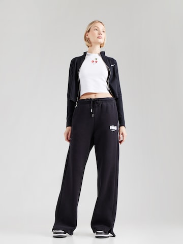 Wide leg Pantaloni 'PHNX FLC' de la Nike Sportswear pe negru
