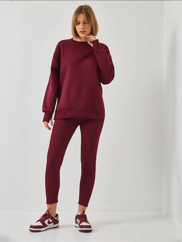 Bianco Lucci Joggingpak in Rood