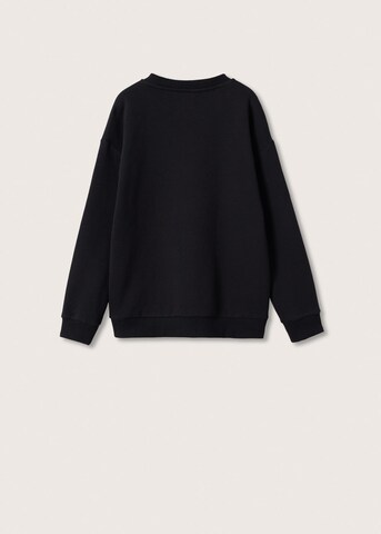 MANGO KIDS Sweatshirt 'Aven' in Black