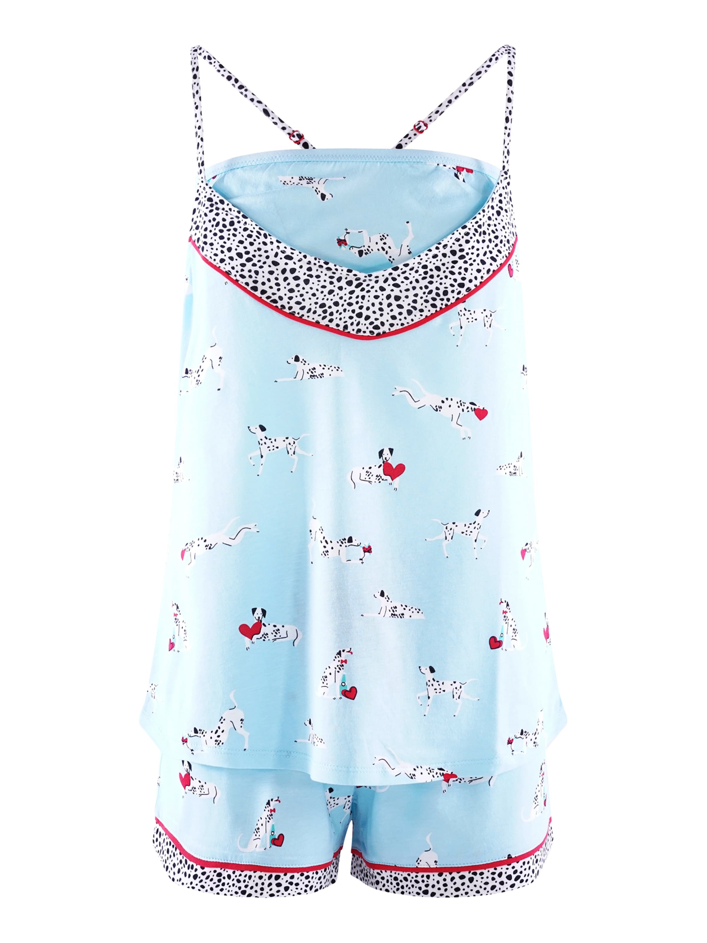 PJ Salvage - Pijama 'Woof' en azul: frente