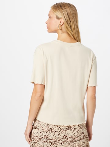 T-shirt 'Millie' Gina Tricot en beige