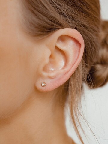 Hey Happiness Ohrringe 'Heart Trio' in Gold