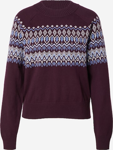 GAP Sweter 'FAIRISLE' w kolorze fioletowy: przód