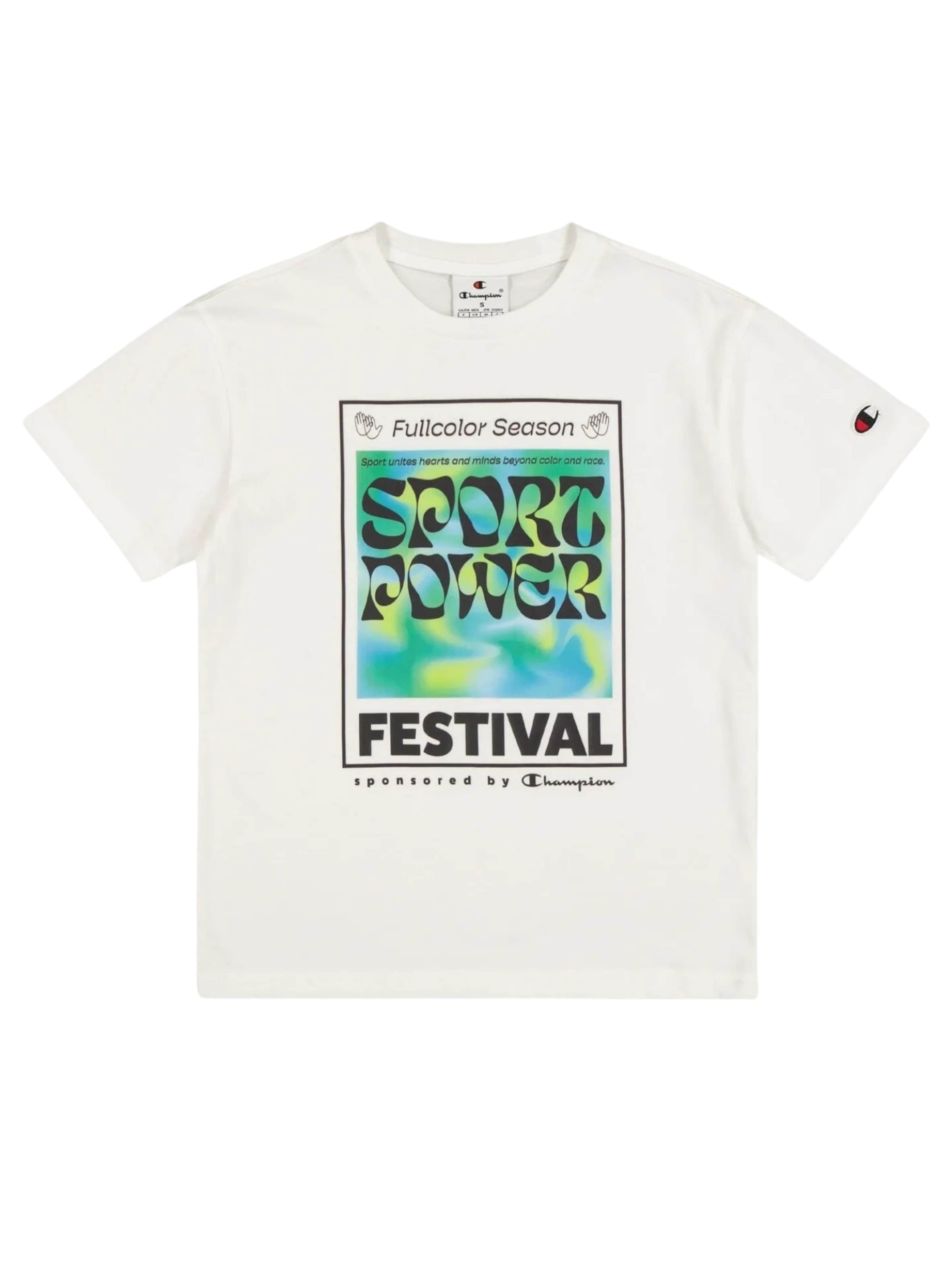 Maglietta di Champion Authentic Athletic Apparel in bianco: frontale