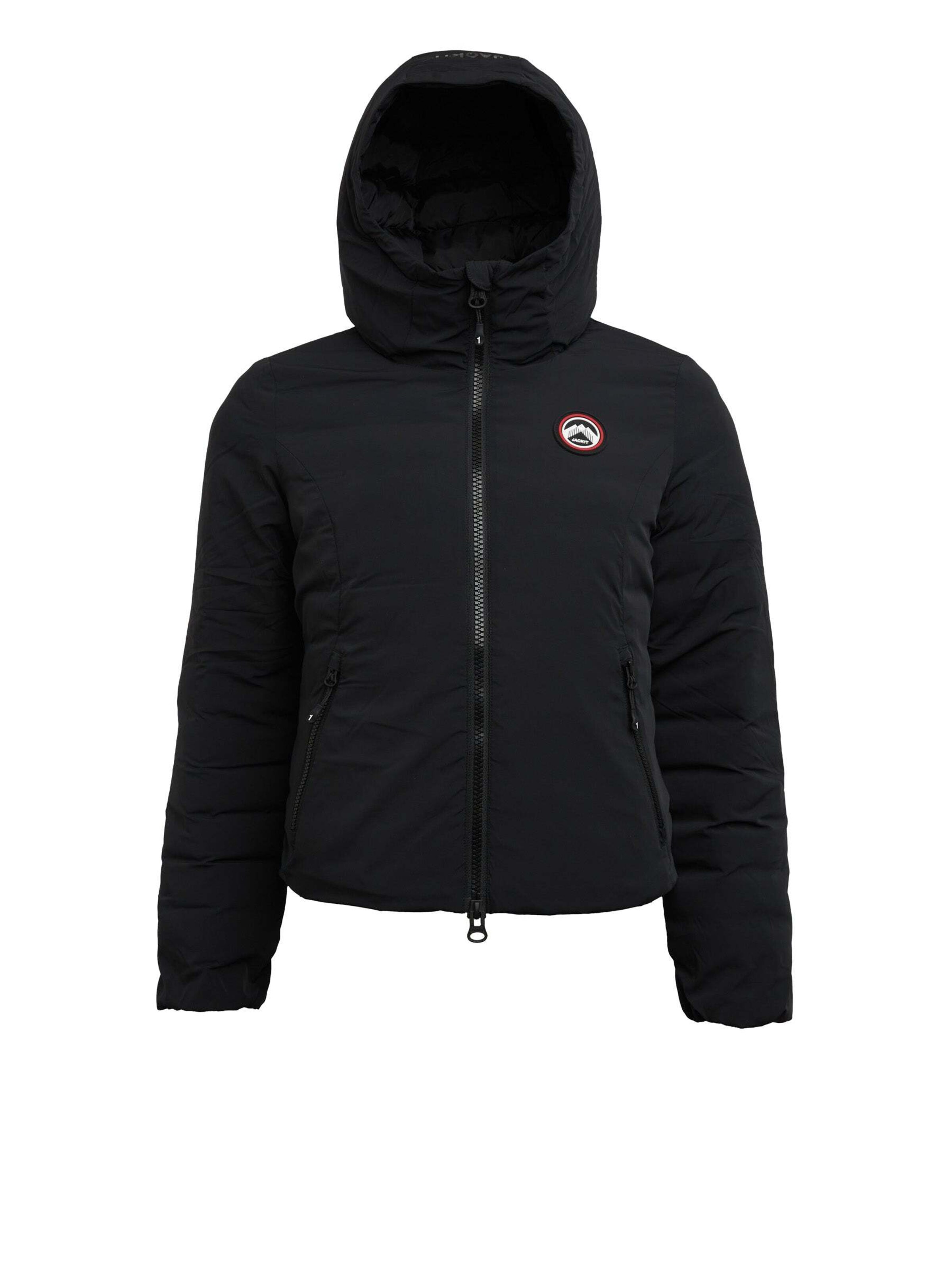 JACK1T Functionele jas 'Cosmo' in Zwart: voorkant