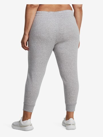 UNDER ARMOUR Tapered Workout Pants 'Rival' in Grey