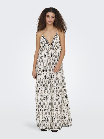 Robe d’été 'ONLElanor' ONLY en beige