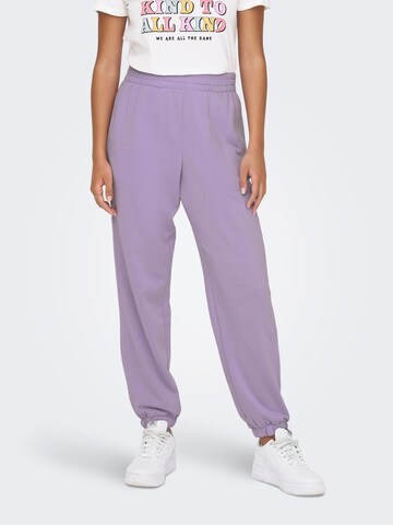 ONLY Tapered Trousers 'Diana' in Purple: front