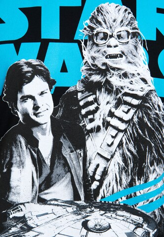 LOGOSHIRT T-Shirt 'A Star Wars Story Han Solo & Chewbacca' in Schwarz
