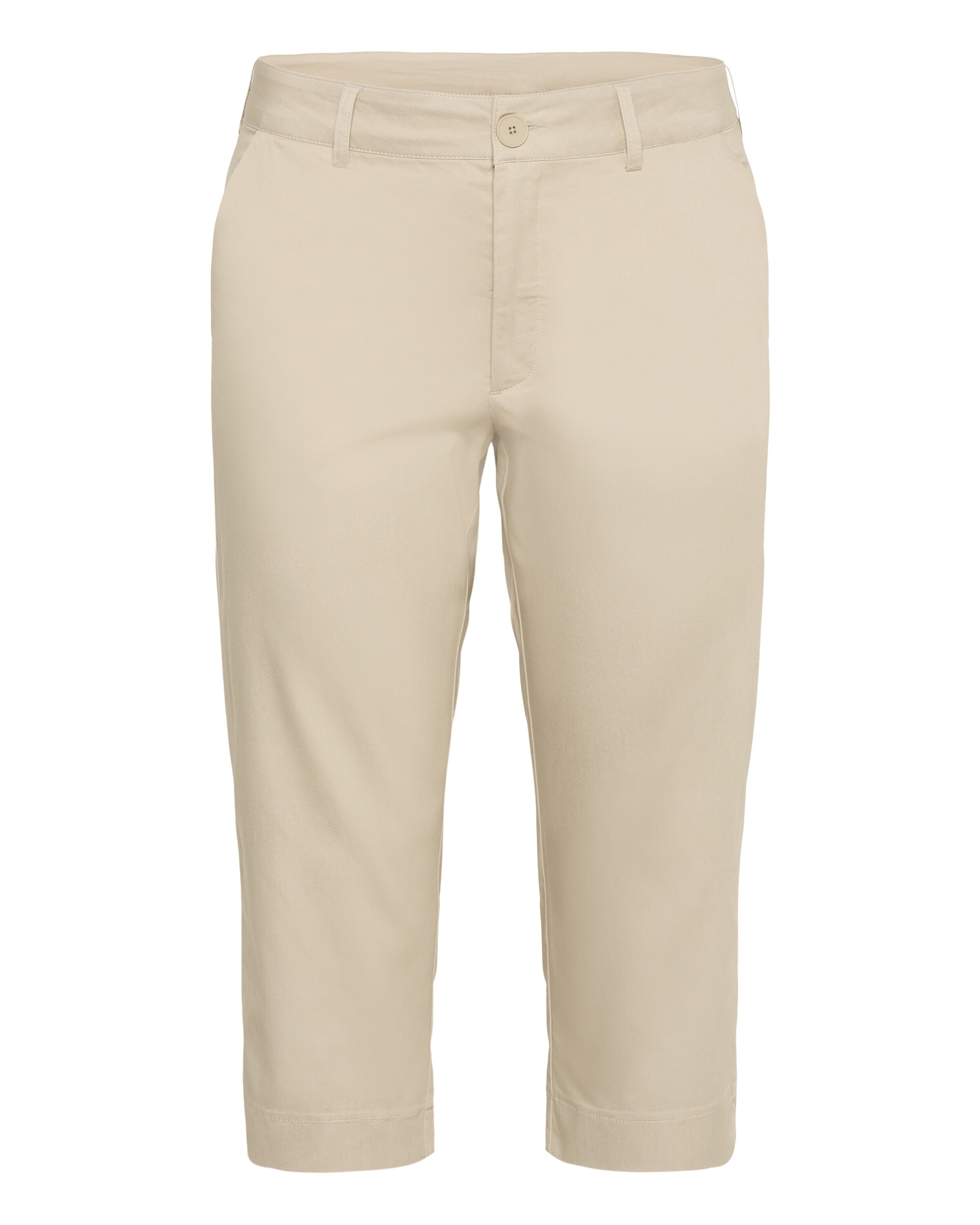 KAFFE CURVE regular Bukser 'Leana' i beige: forside