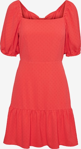 Robe 'GRIT' VERO MODA en rouge : devant