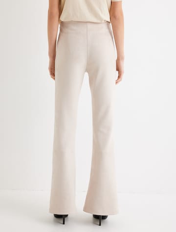 Koton Flared Broek in Beige