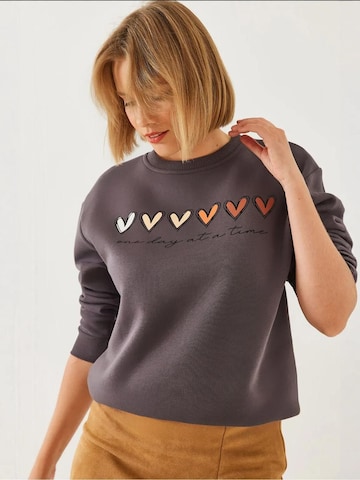 Bianco Lucci - Sweatshirt em cinzento