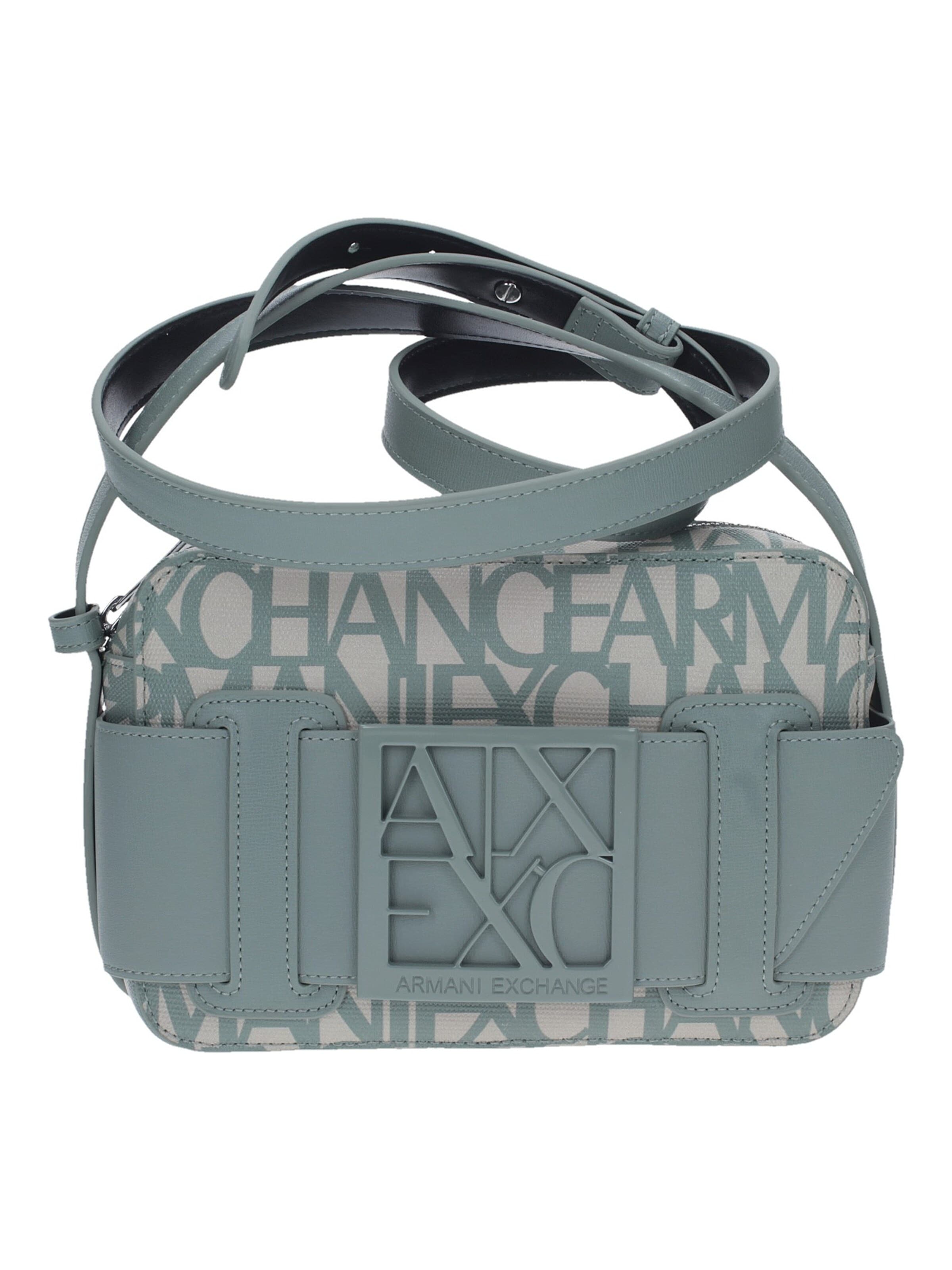 Borsa a tracolla 'Armani Exchange Borsa Messenger 942699 3F742' di ARMANI EXCHANGE in verde: frontale